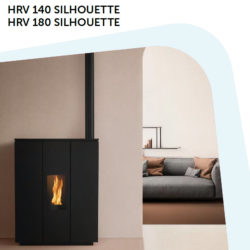 Ravelli - Poêle à Pellets - HRV 140 Silhouette