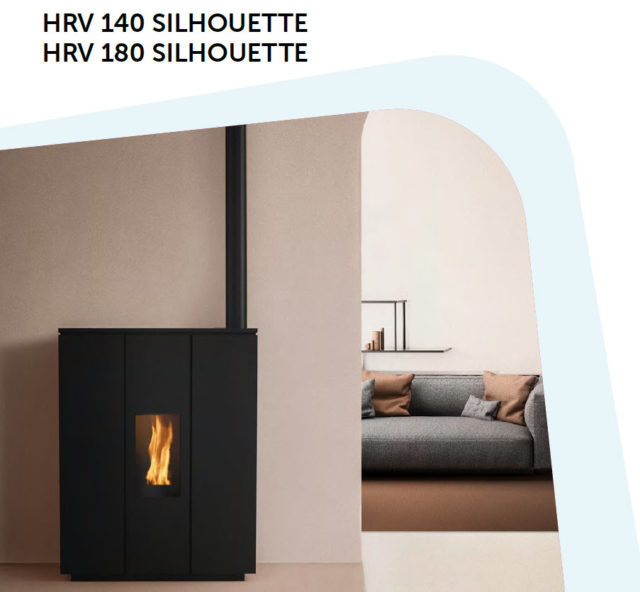 Ravelli - Poêle à Pellets - HRV 140 Silhouette