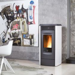 Ravelli - Poêle à Pellets 12 kW - RC 120 TOUCH STEEL