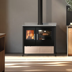 Nobis - Cuisinière à bois - Lina Maiolica 90