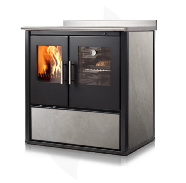 Nobis - Cuisinière à bois - Olga Gres 80 - Grey