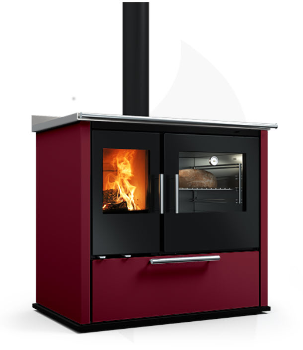 Nobis - Cuisinière à bois - Olga 90 - Bordeaux