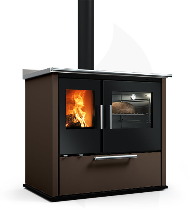 Nobis - Cuisinière à bois - Olga 90 - Bronze