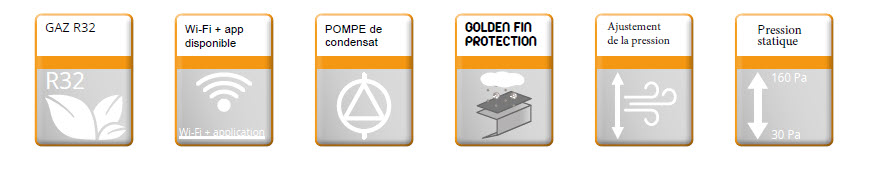 Ferroli - Climatiseur GIADA C Duct