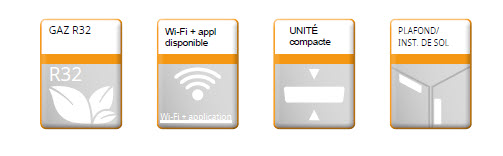 Climatiseur Giada C sol et plafond